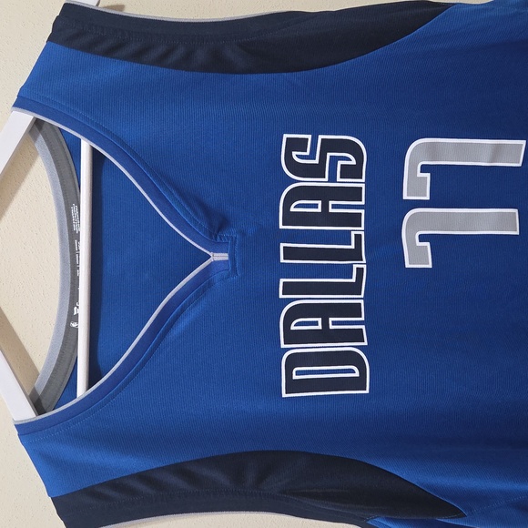 Luka Doncic Men's 2XL Fanatics Blue NBA Basketball Dallas Mavericks Jersey - Picture 4 of 12